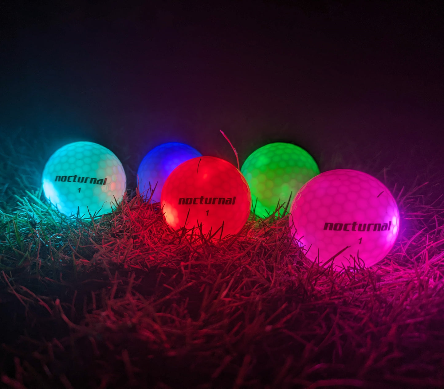 3x Premium LED Golf Balls