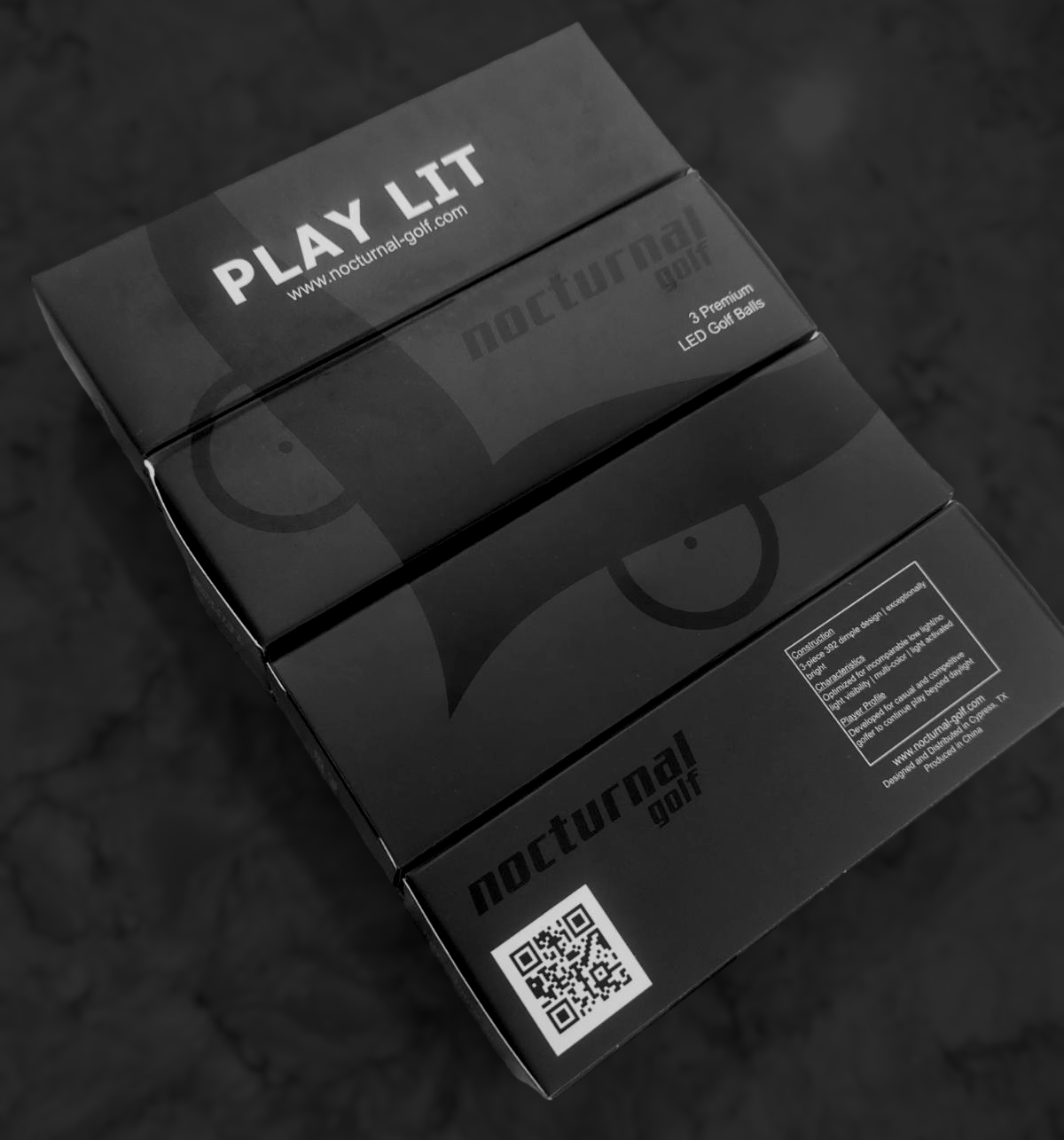 3x Premium LED Golf Balls