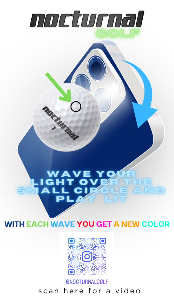 3x Premium LED Golf Balls